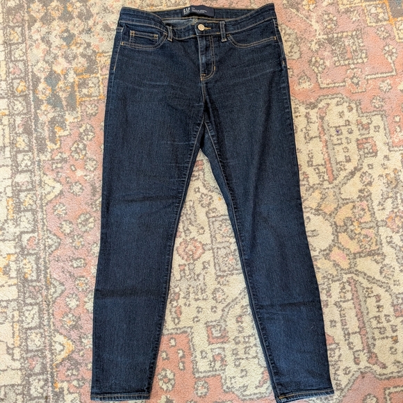 Gap Favorite Jegging Stretchy Denim Dark wash Size 6/28 Comfy Cute Casual - Picture 2 of 8
